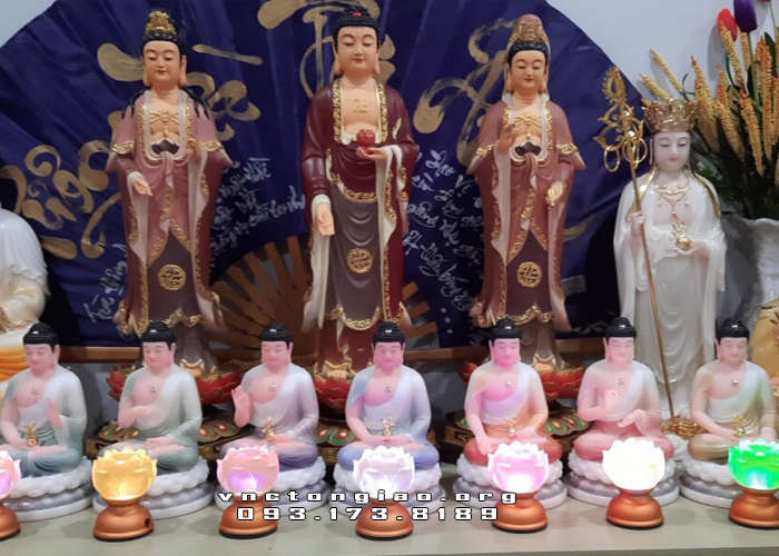 Top 14 mẫu tượng Phật Dược Sư đẹp nhất 2022 (1 vị, 7 vị)