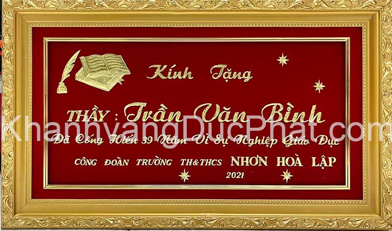 khánh vàng tri ân thầy cô