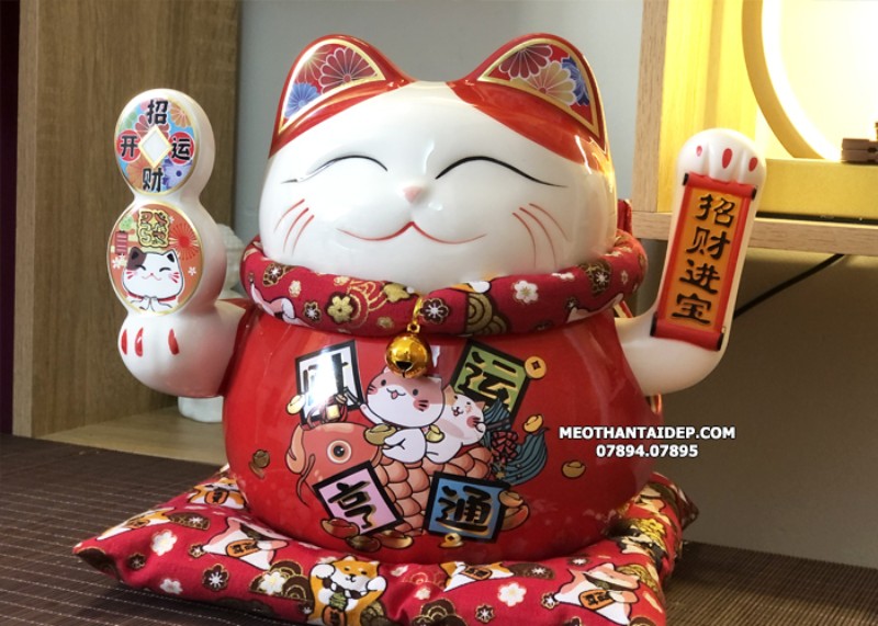 Mèo Thần Tài là linh vật may mắn có nguồn gốc từ Nhật Bản