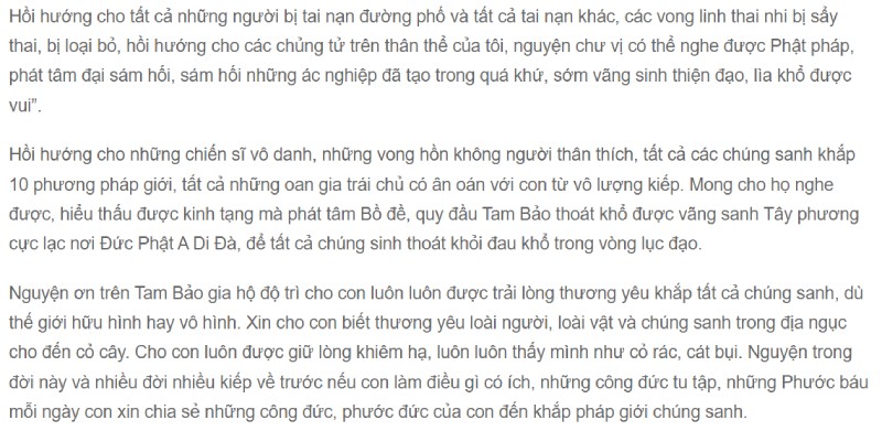 Cách tụng kinh vô lượng thọ 2