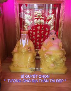 bí quyết chọn tượng Ông Địa Thần Tài đẹp hợp mệnh